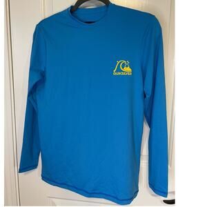 Quiksilver boys youth large size 14 NWOT long sleeve  moisture wicking blue